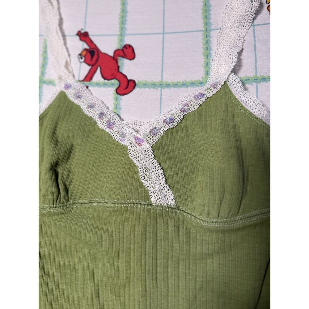 Vintage y2k Abercrombie & Fitch lace tank top nwt